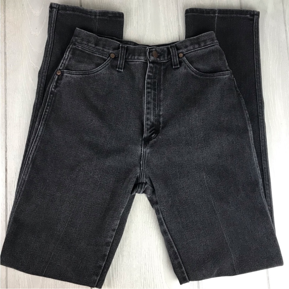 Vintage Wrangler black high waist mom jeans